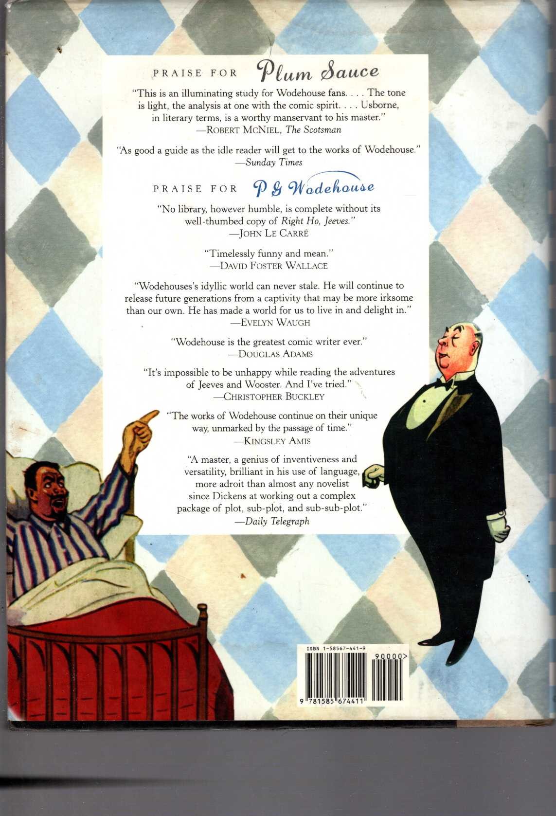 PLUM SAUCE. A P.G.WODEHOUSE COMPANION magnified rear book cover image