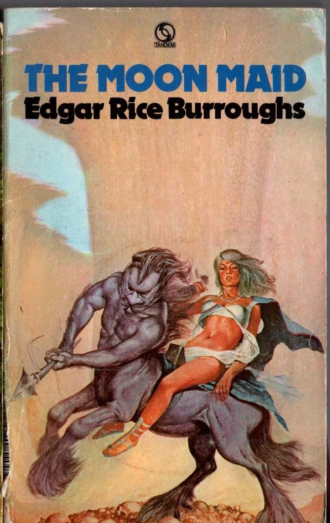 Edgar Rice Burroughs  THE MOON MAID front book cover image