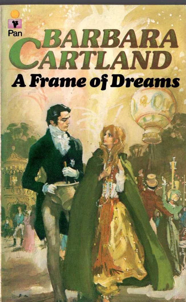 Barbara Cartland  A FRAME OF DREAMS front book cover image
