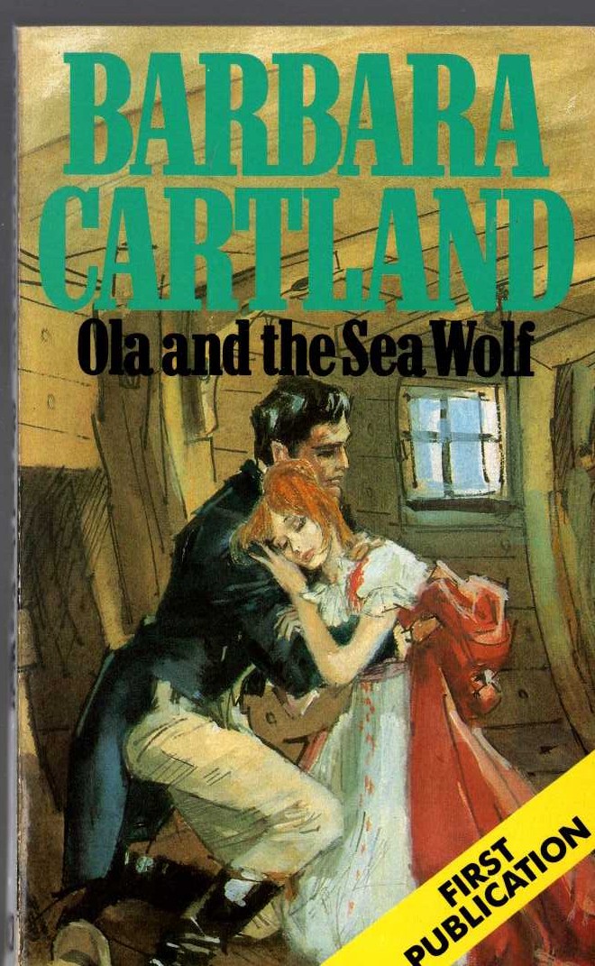 Barbara Cartland  OLA AND THE SEA WOLF front book cover image