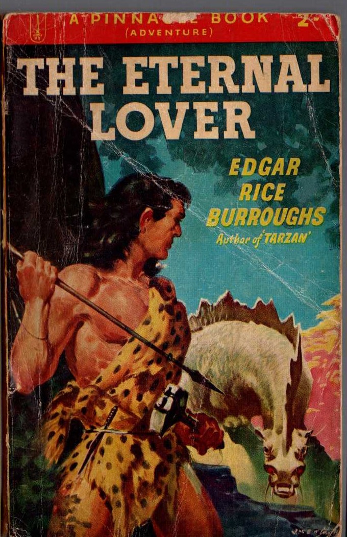 Edgar Rice Burroughs  THE ETERNAL LOVER front book cover image