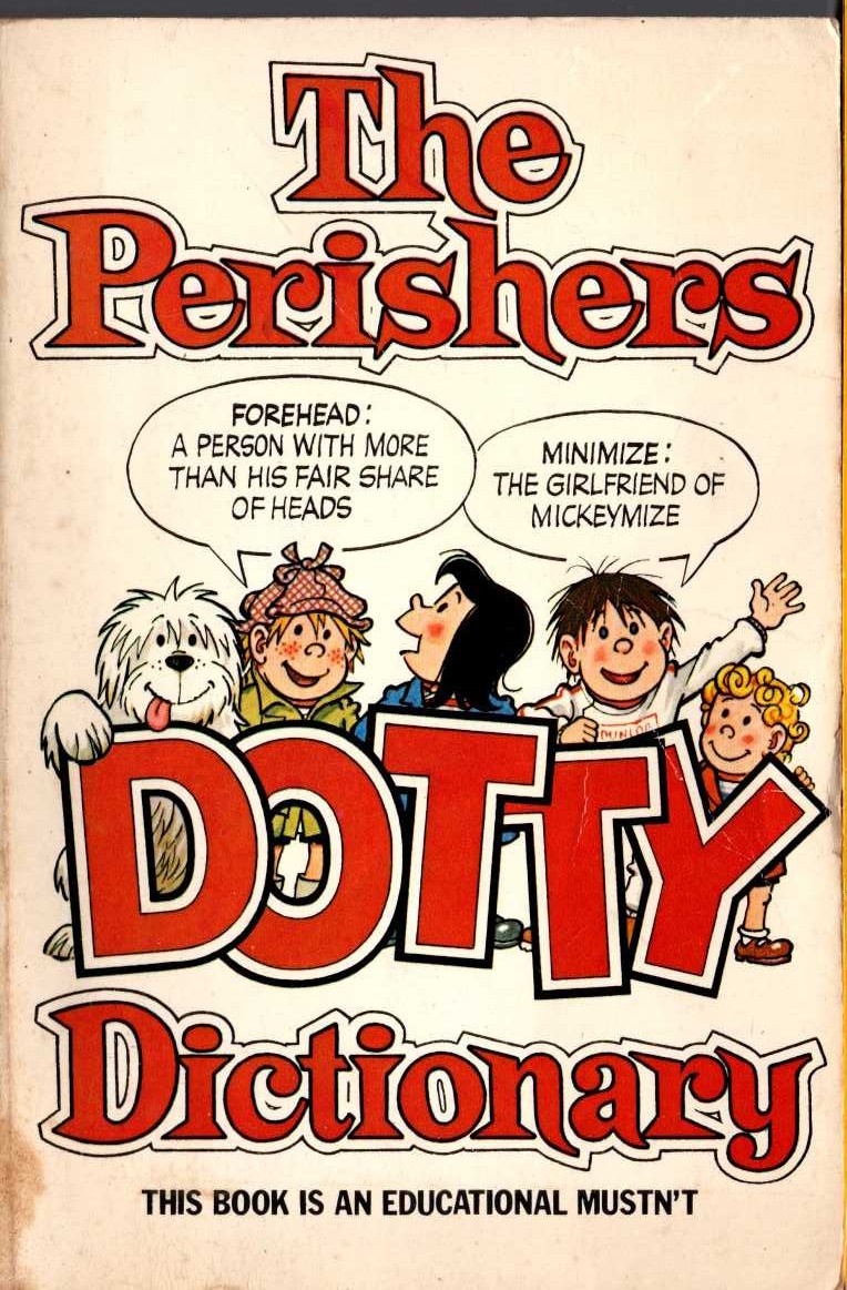 Maurice Dodd  THE PERISHERS DOTTY DICTIONARY front book cover image