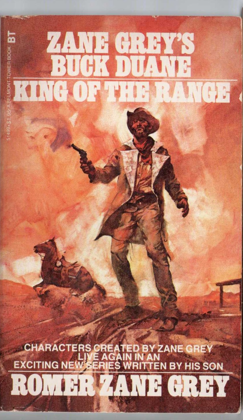 Romer Zane Grey  BUCK DUANE. KING OF THE RANGE front book cover image