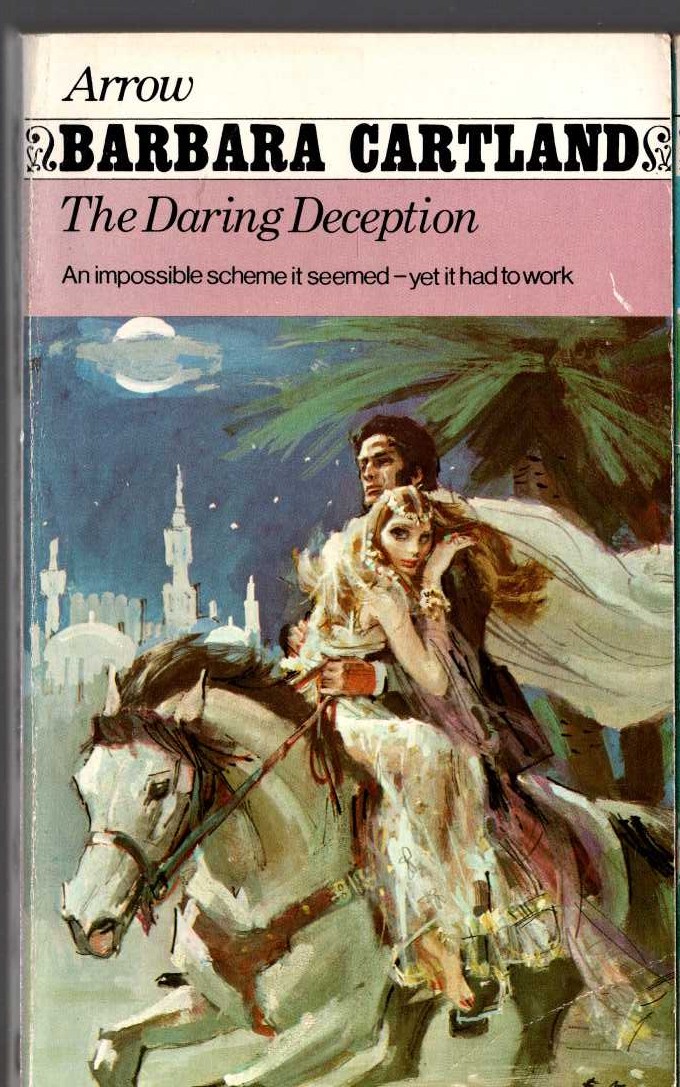 Barbara Cartland  THE DARING DECEPTION front book cover image