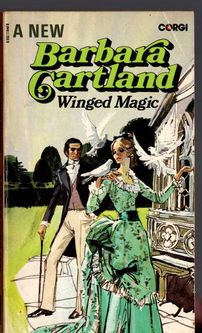 Barbara Cartland  WINGED MAGIC front book cover image