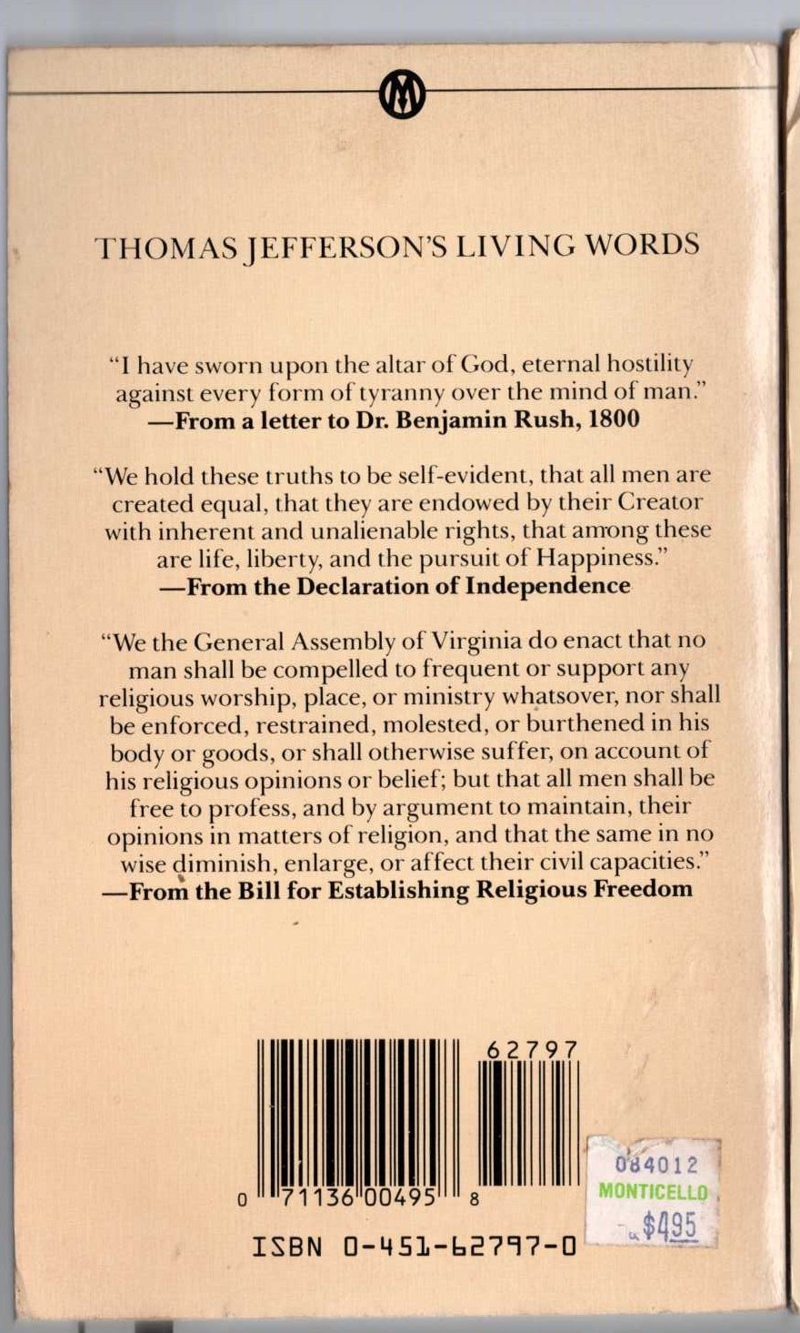  magnified rear book cover image