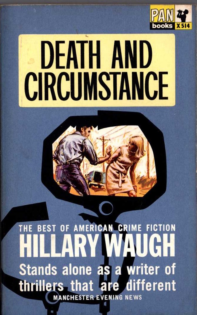 Hillary Waugh  DEATH AND CIRCUMSTANCE front book cover image
