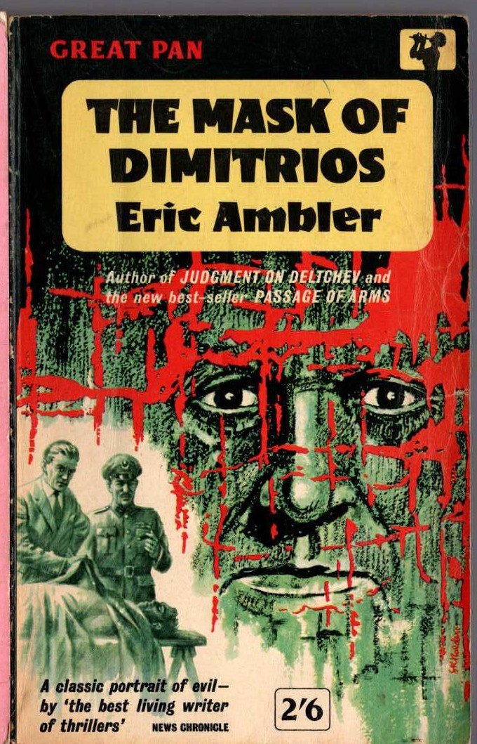 Eric Ambler  THE MASK OF DIMITRIOS front book cover image