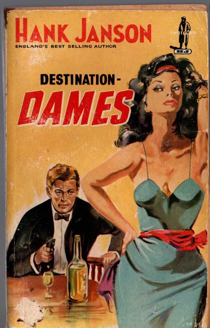 Hank Janson  DESTINATION DAMES front book cover image