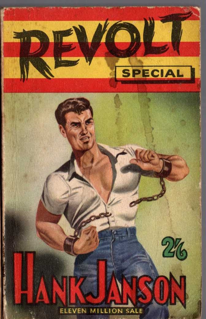 Hank Janson  REVOLT front book cover image