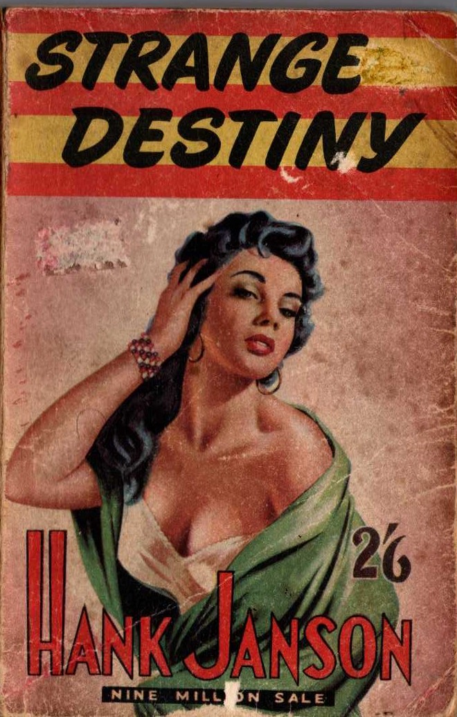 Hank Janson  STRANGE DESTINY front book cover image