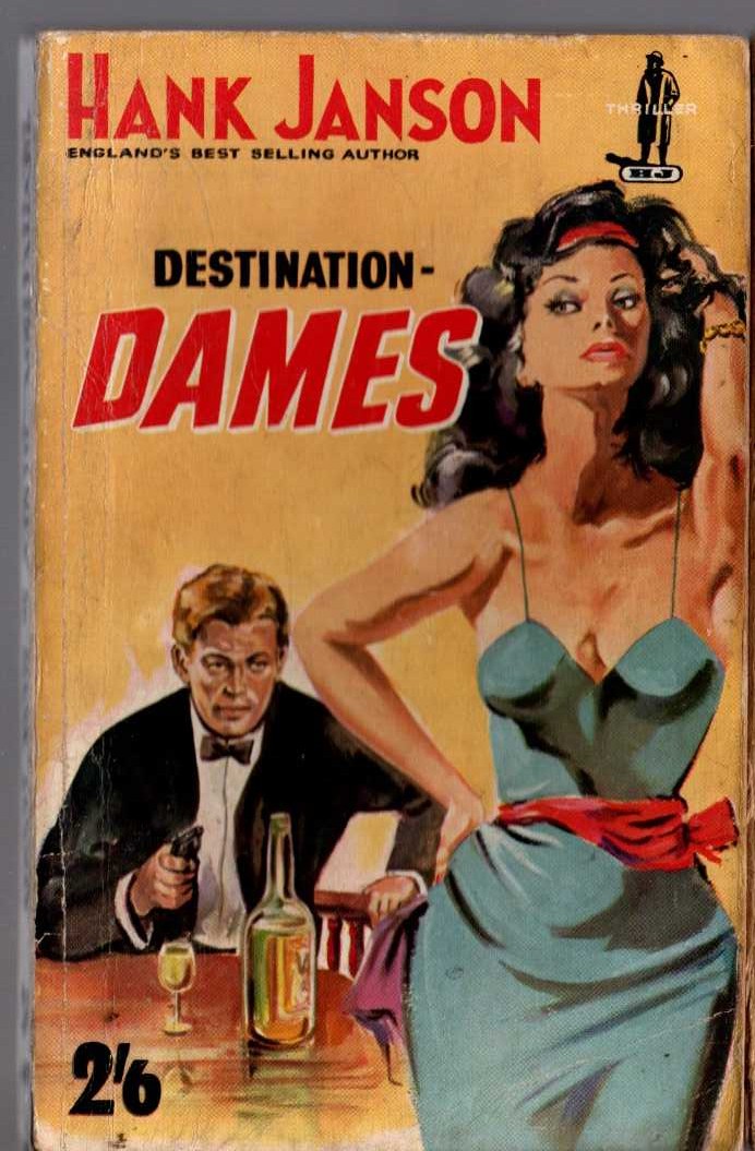 Hank Janson  DESTINATION DAMES front book cover image