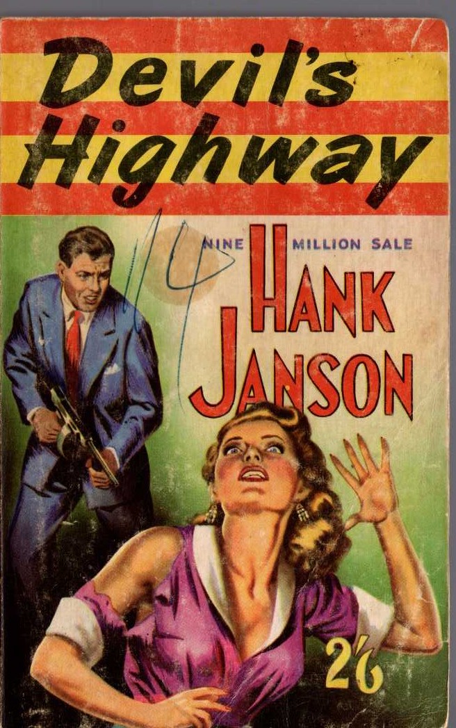 Hank Janson  DEVIL'S HIGHWAY front book cover image