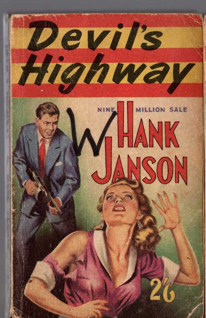 Hank Janson  DEVIL'S HIGHWAY front book cover image