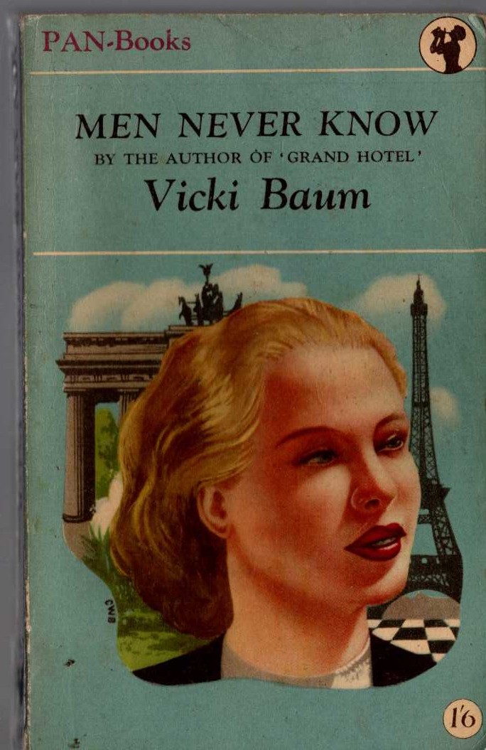 Vicki Baum  MEN NEVER KNOW front book cover image