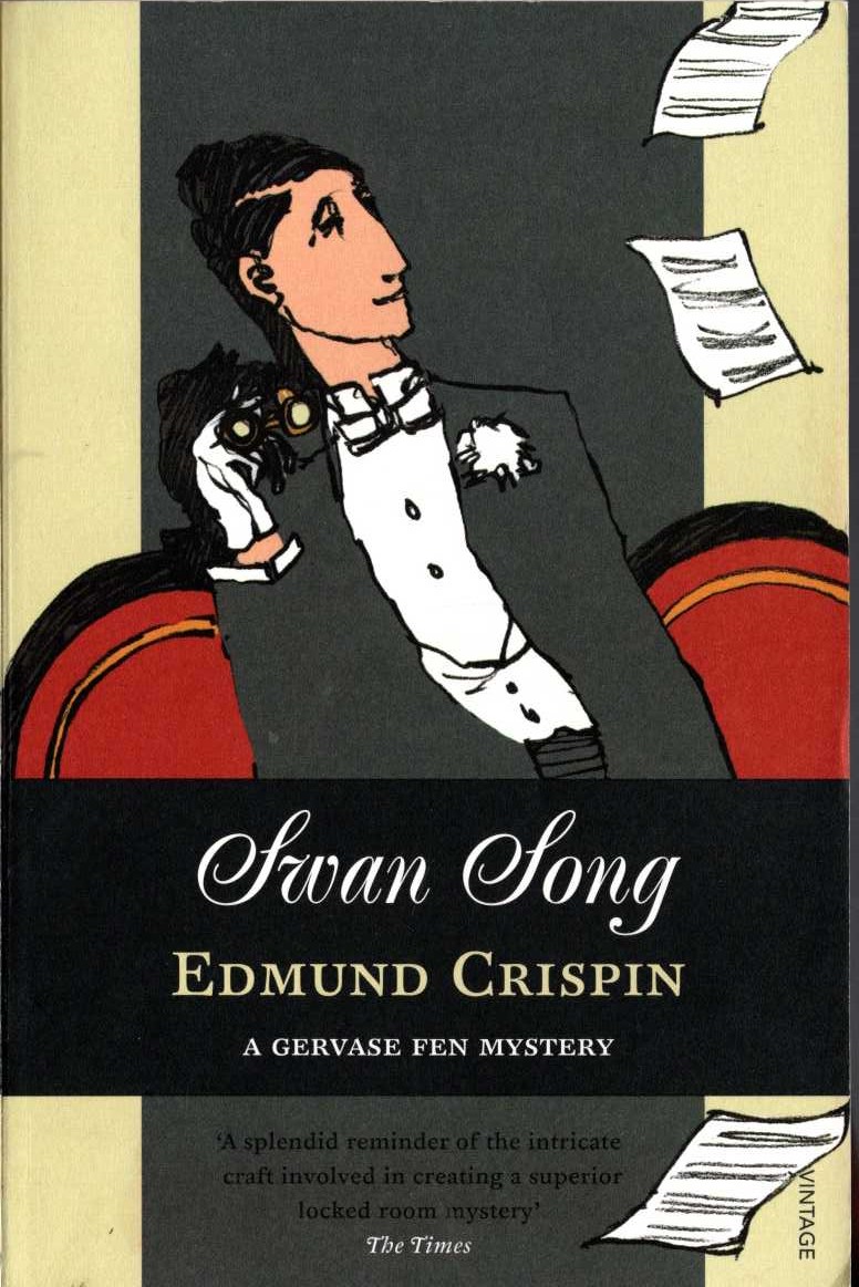 Edmund Crispin  SWAN SONG front book cover image