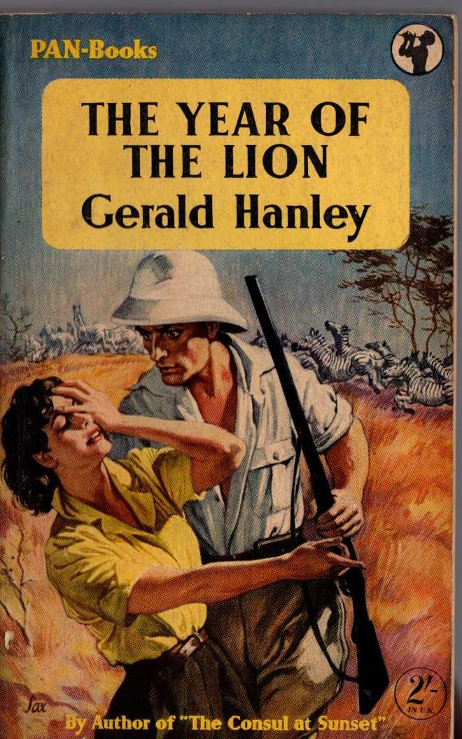 Gerald Hanley  THE YEAR OF THE LION front book cover image