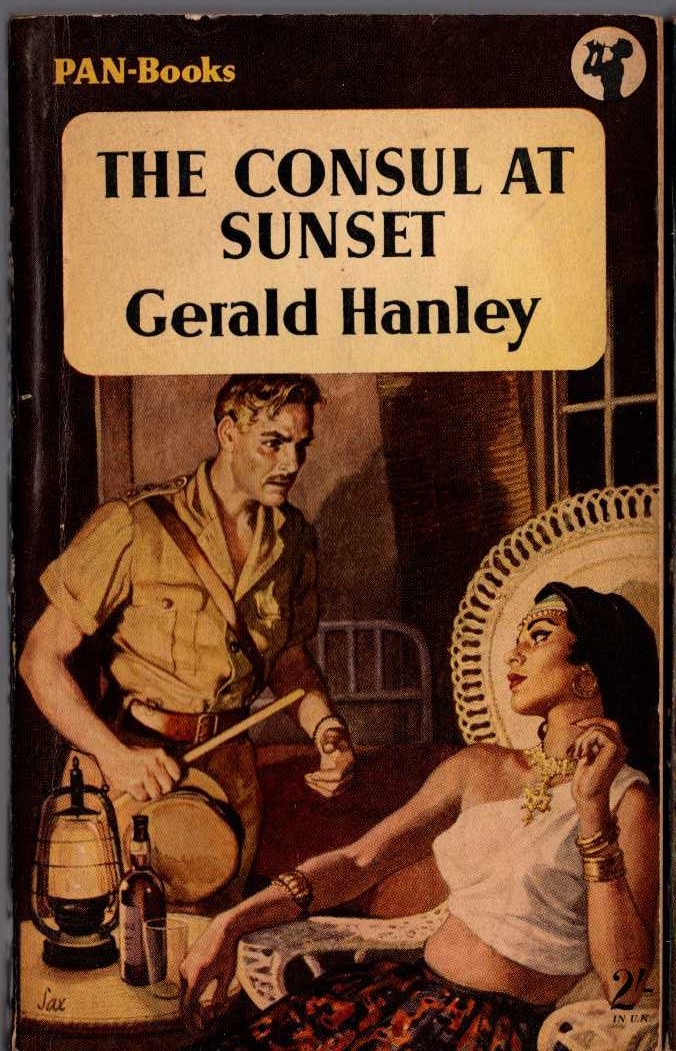 Gerald Hanley  THE CONSUL AT SUNSET front book cover image