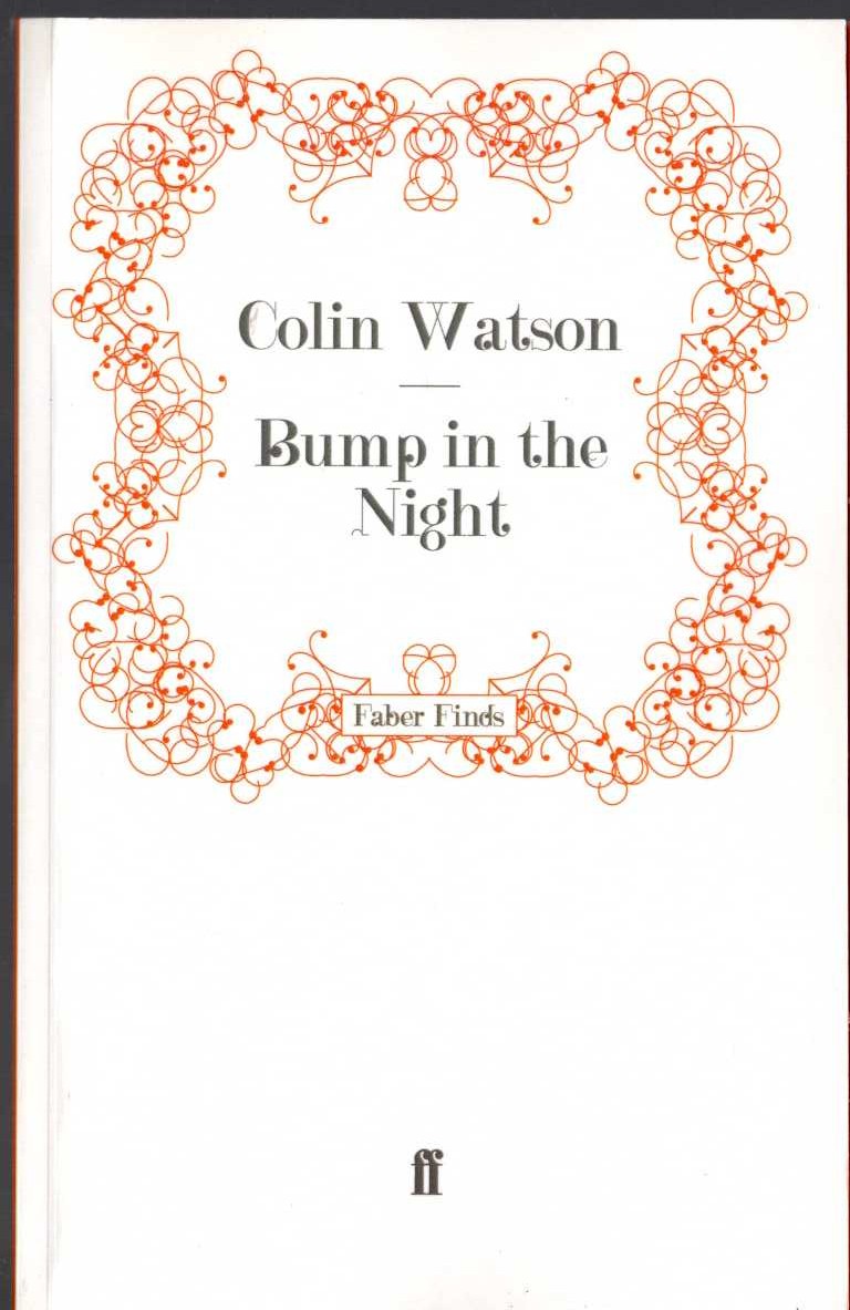Colin Watson  BUMP IN THE NIGHT front book cover image