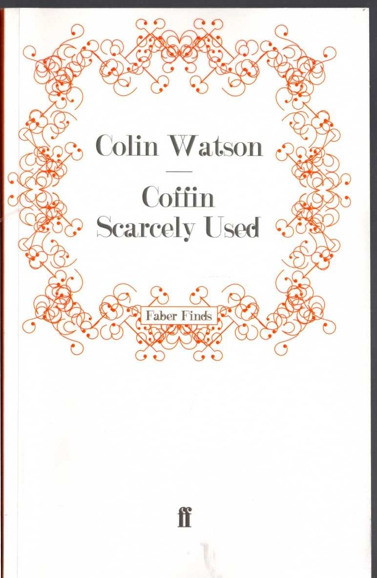 Colin Watson  COFFIN SCARCELY USED front book cover image