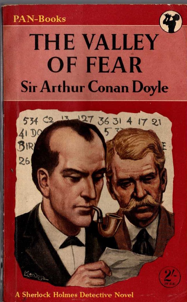 Sir Arthur Conan Doyle  THE VALLEY OF FEAR front book cover image