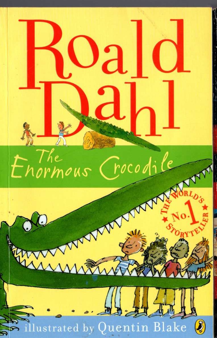 Roald Dahl  THE ENORMOUS CROCODILE front book cover image