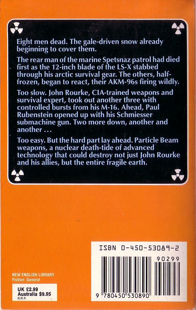 Jerry Ahern  THE SURVIVALIST No.19: Final Rain magnified rear book cover image