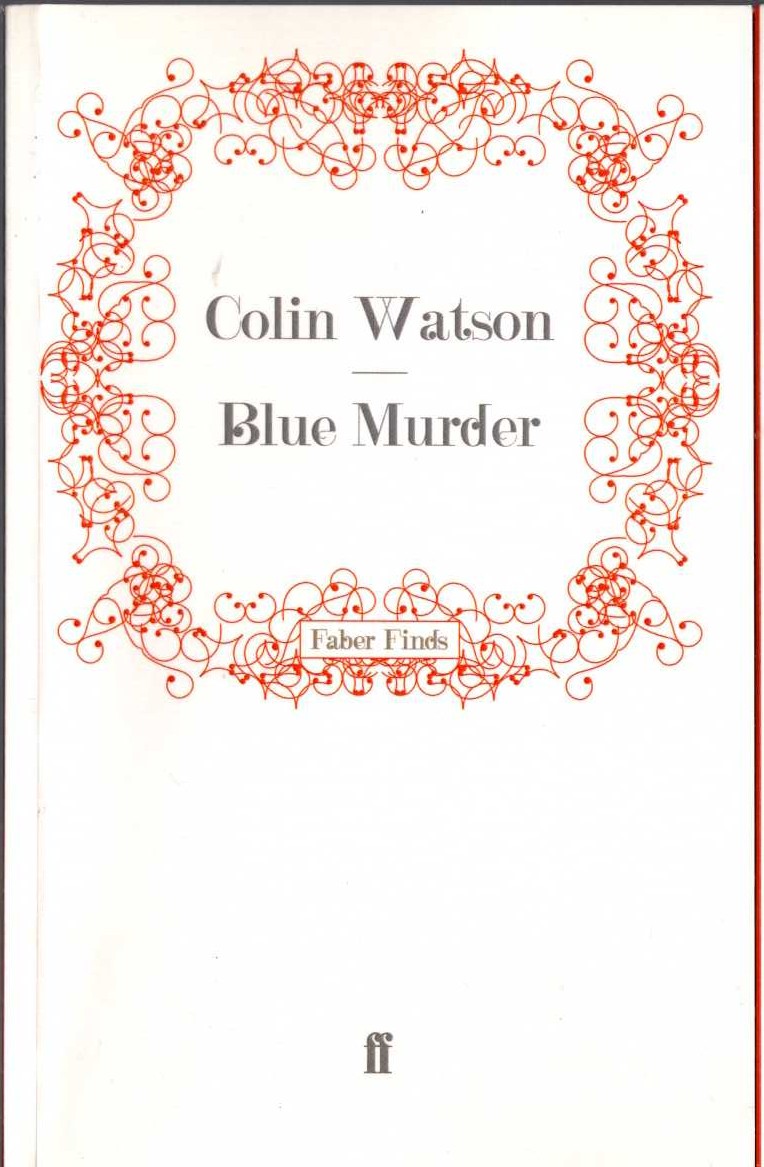Colin Watson  BLUE MURDER front book cover image