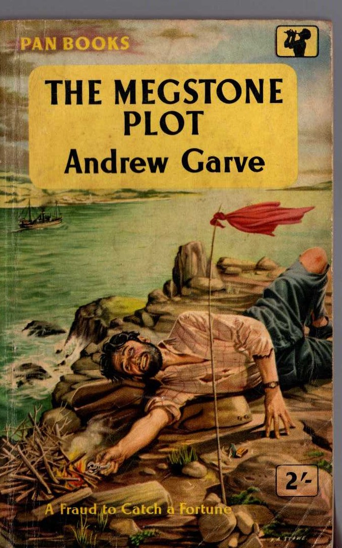 Andrew Garve  THE MEGSTONE PLOT front book cover image