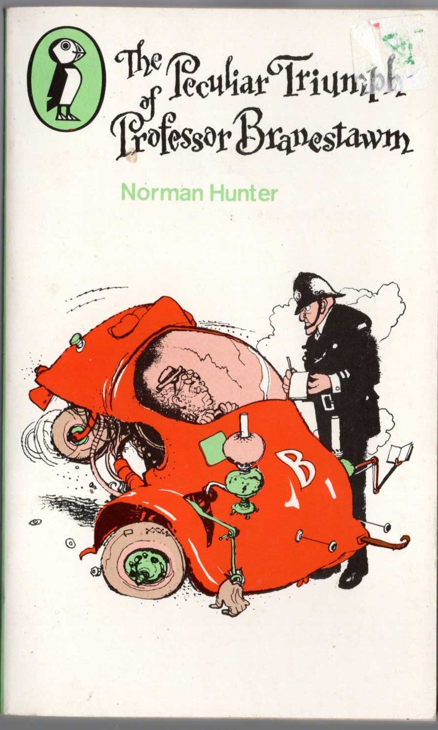 Norman Hunter  THE PECULIAR TRIUMPH OF PROFESSOR BRANESTAWM front book cover image