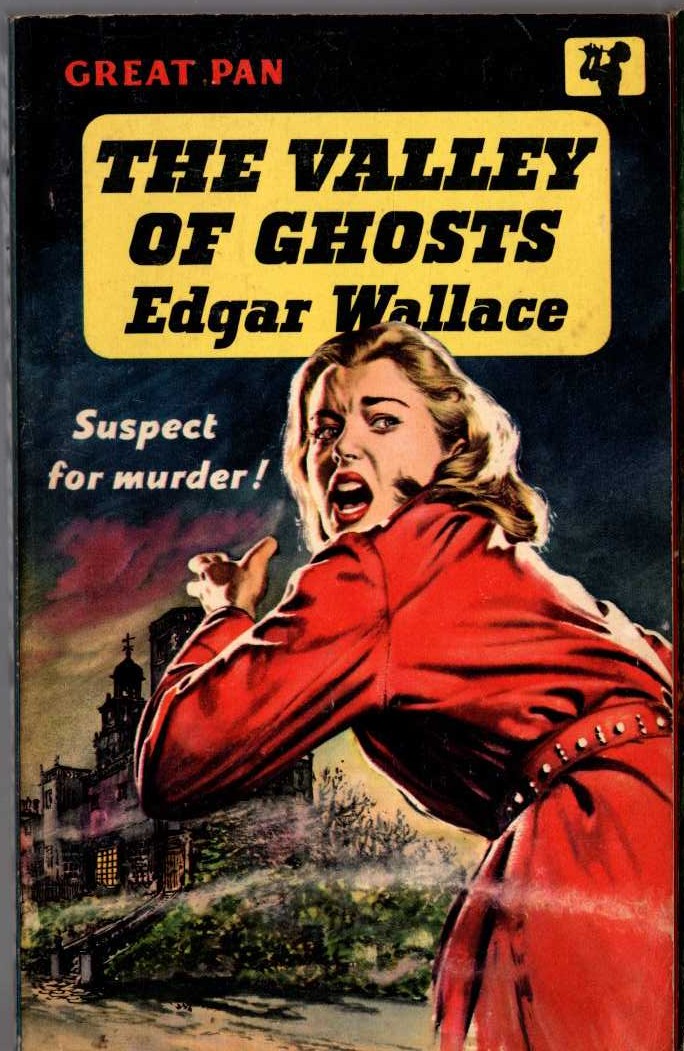 Edgar Wallace  THE VALLEY OF GHOSTS front book cover image