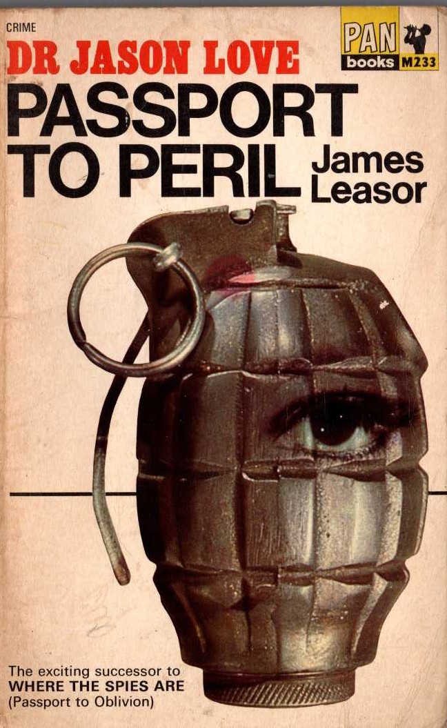 James Leasor  PASSPORT TO PERIL front book cover image