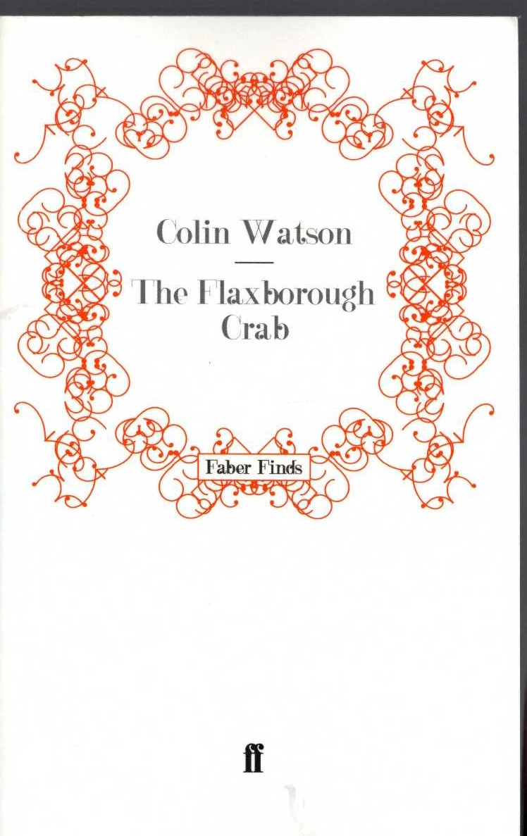 Colin Watson  THE FLAXBOROUGH CRAB front book cover image