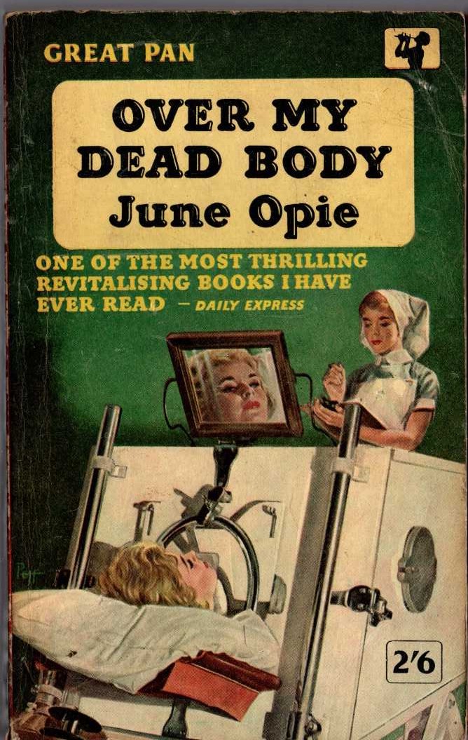 June Opie  OVER MY DEAD BODY front book cover image