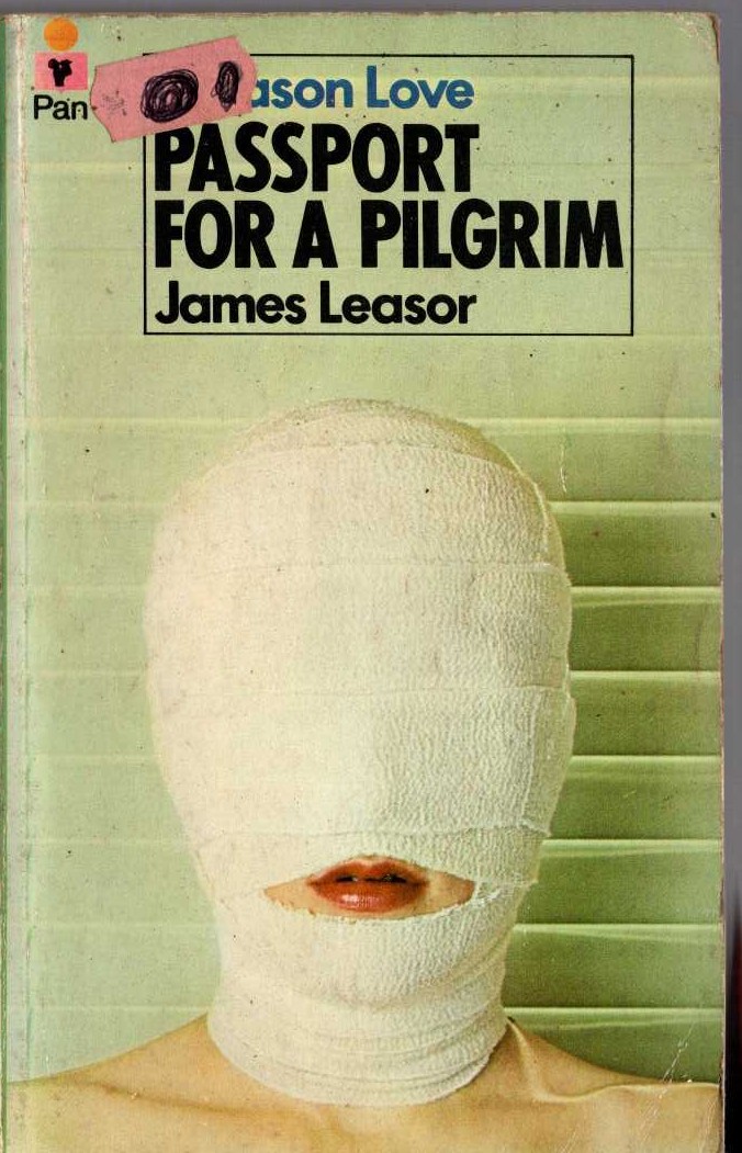James Leasor  PASSPORT FOR A PILGRIM front book cover image