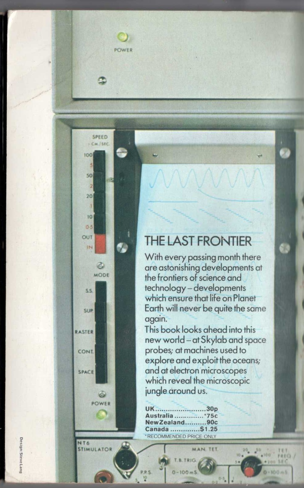 Michael Latham (edits) TOMORROW'S WORLD. Volume 1 magnified rear book cover image