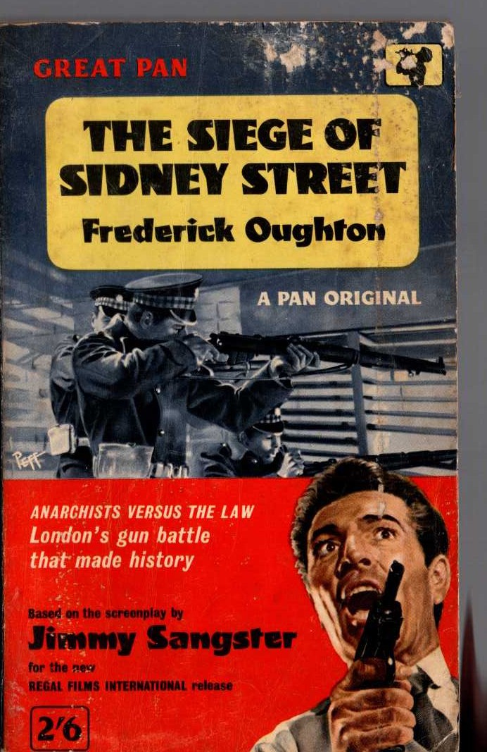 Frederick Oughton  THE SIEGE OF SIDNEY STREET front book cover image