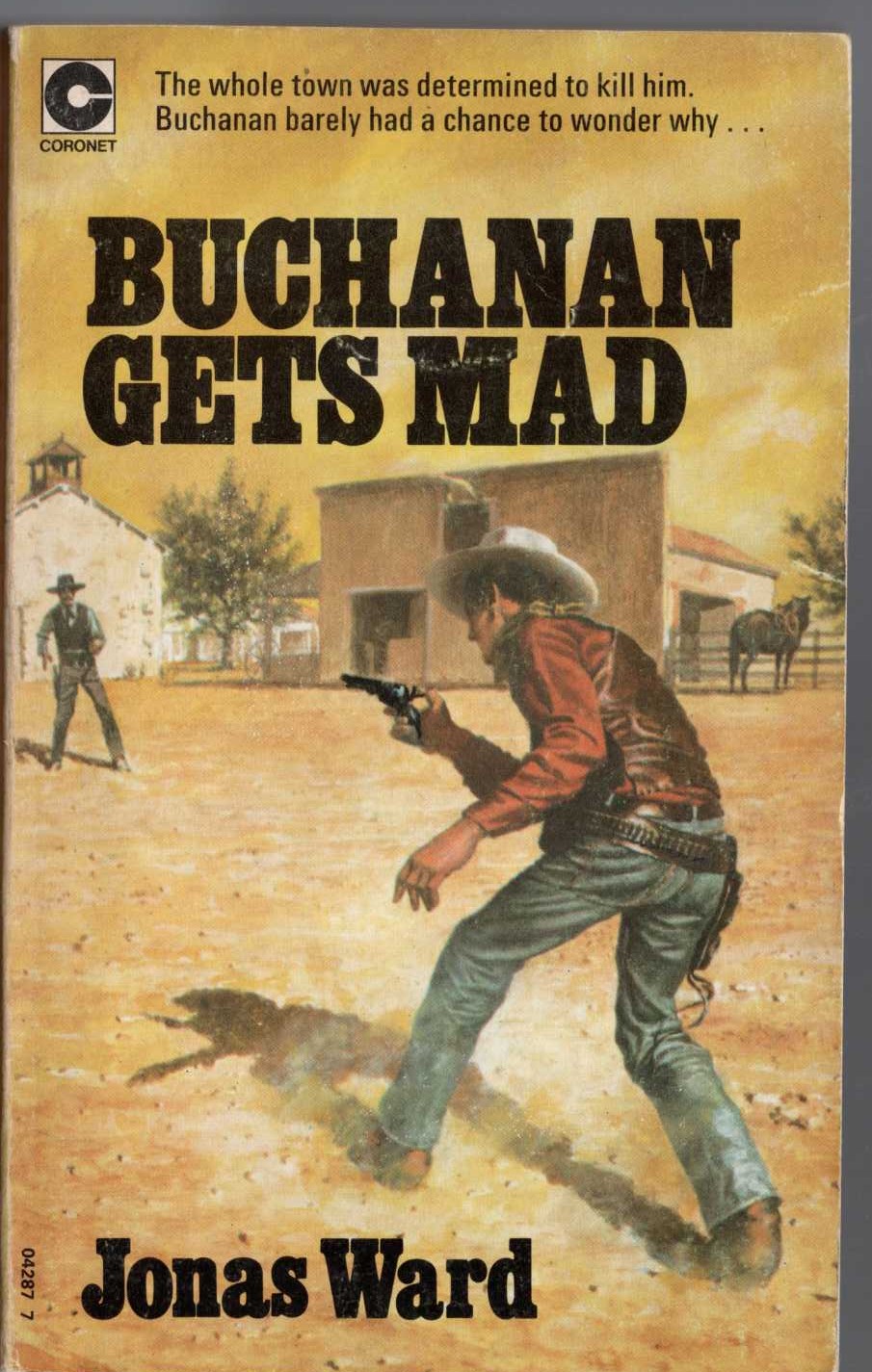 Jonas Ward  BUCHANAN GETS MAD front book cover image