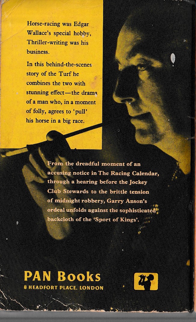 Edgar Wallace  THE CALENDAR magnified rear book cover image