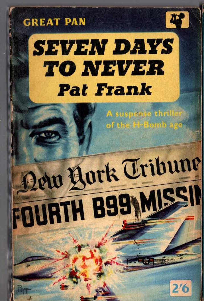 Pat Frank  SEVEN DAYS TO NEVER front book cover image