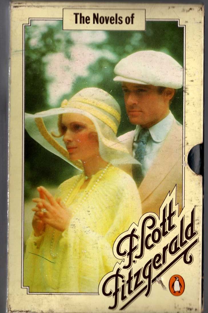 F.Scott Fitzgerald  Boxed set: THE GREAT GATSBY/ THE LAST TYCOON/ THIS SIDE OF PARADISE/ TENDER IS THE NIGHT/ THE BEAUTIFUL AND THE DAMNED magnified rear book cover image
