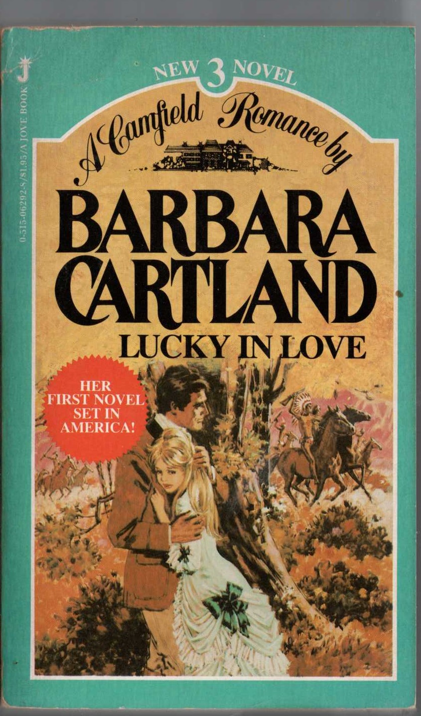 Barbara Cartland  LUCKY IN LOVE front book cover image