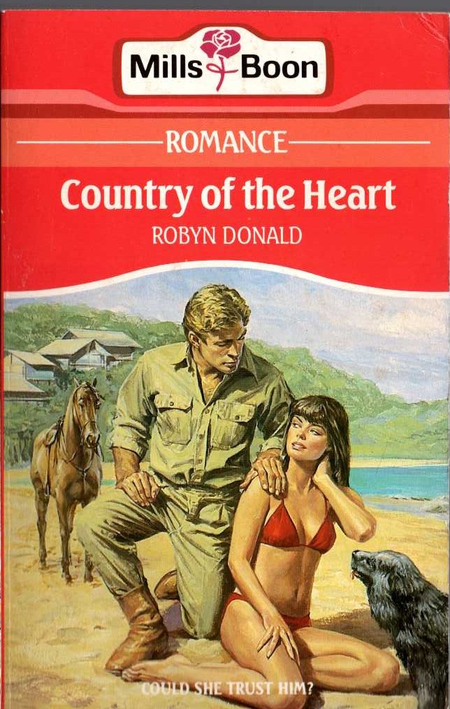 Robyn Donald  COUNTRY OF THE HEART front book cover image