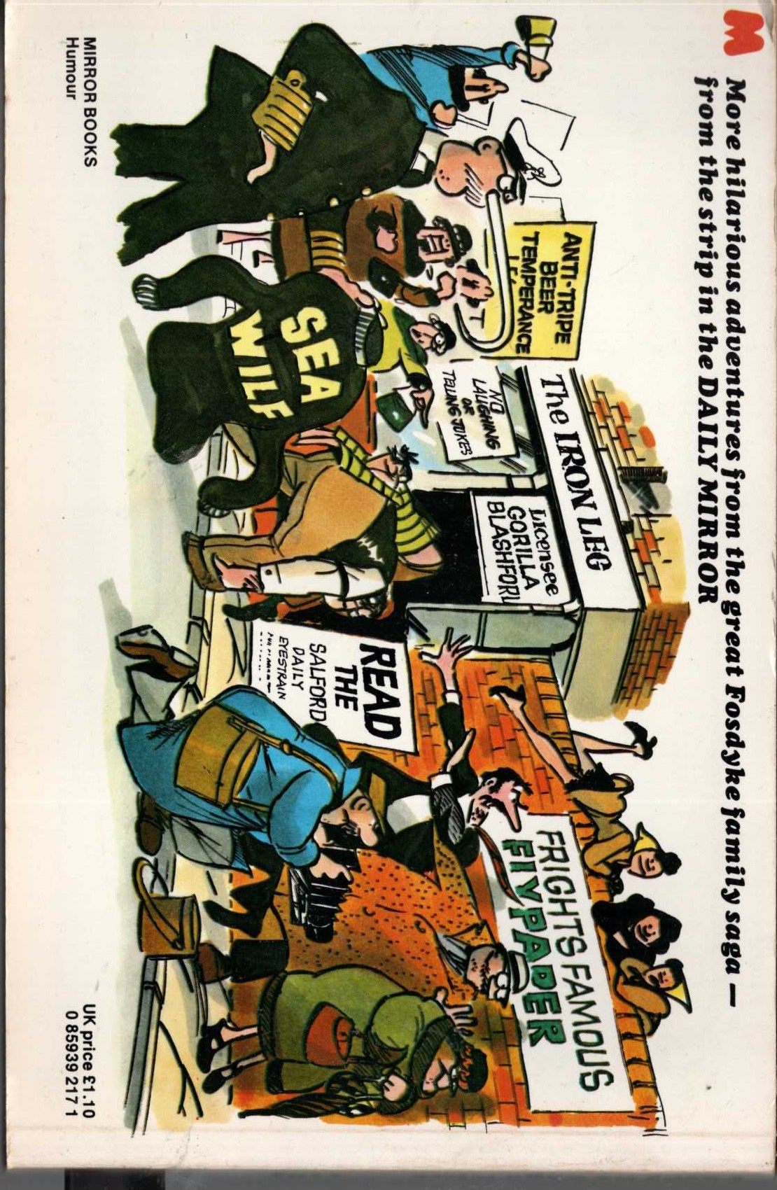 Bill Tidy  FOSDYKE SAG NINE magnified rear book cover image