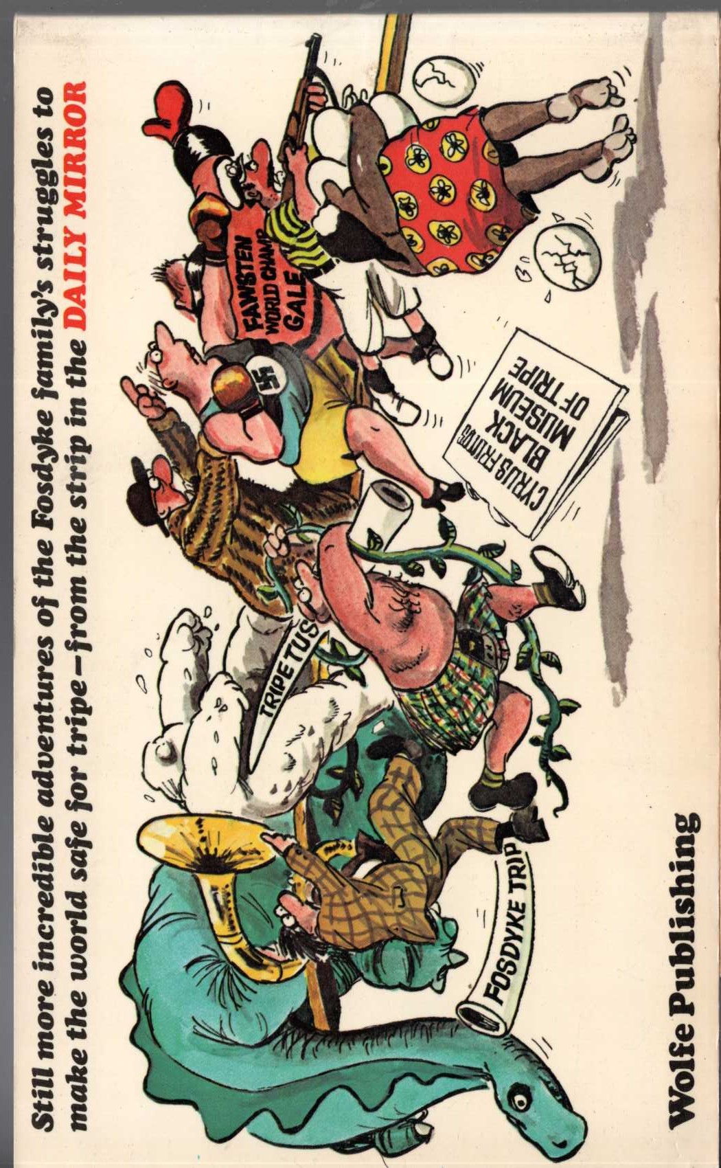 Bill Tidy  FOSDYKE SAGA FIVE magnified rear book cover image