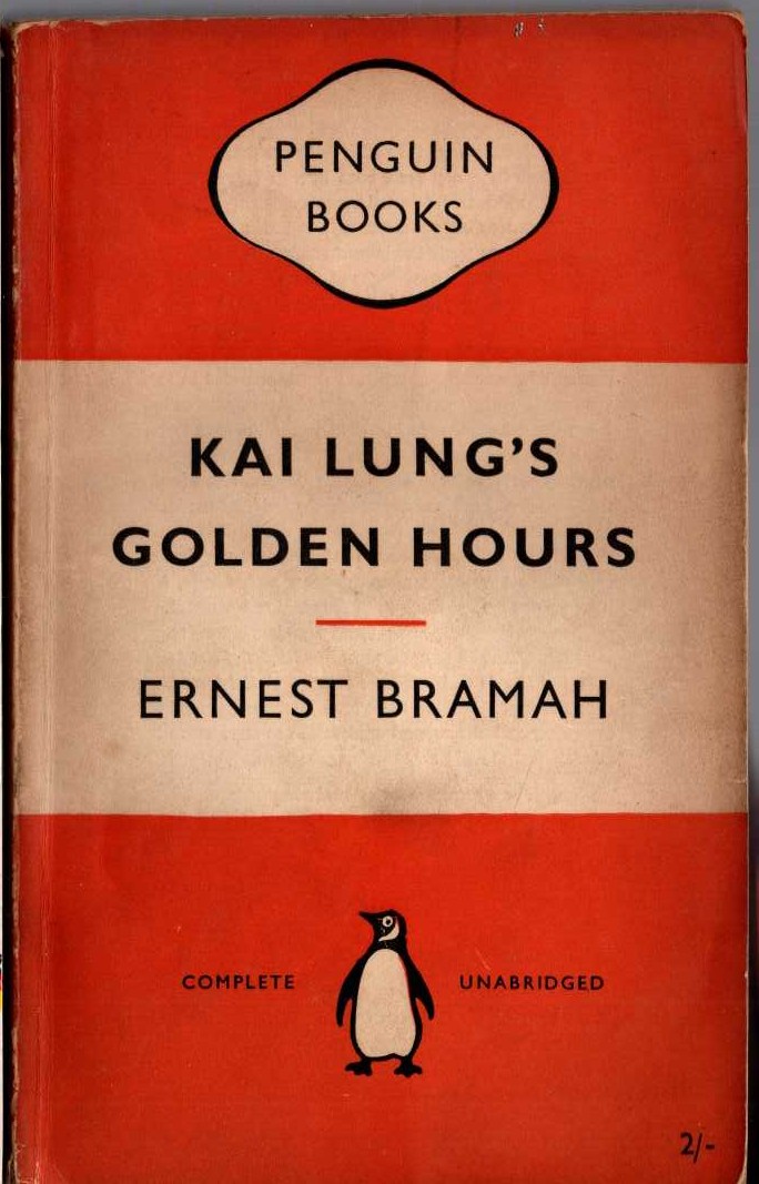 Ernest Brahm  KAI LUNG'S GOLDEN HOURS front book cover image