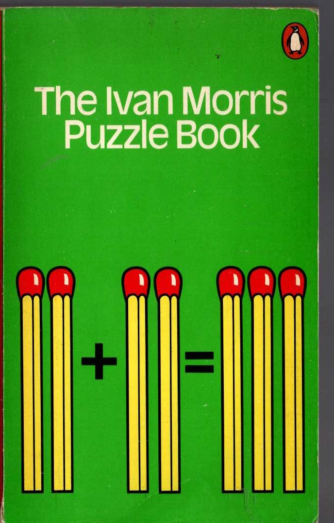 Ivan Morris  THE IVAN MORRIS PUZZLE BOOK front book cover image