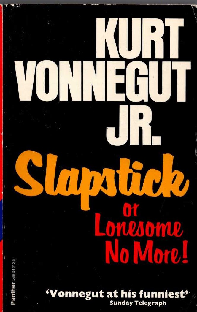 Kurt Vonnegut  SLAPSTICK front book cover image