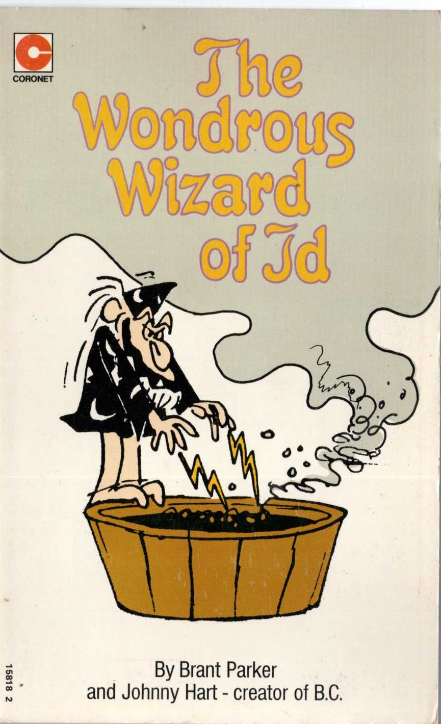 Johnny Hart  THE WONDROUS WIZARD OF ID front book cover image