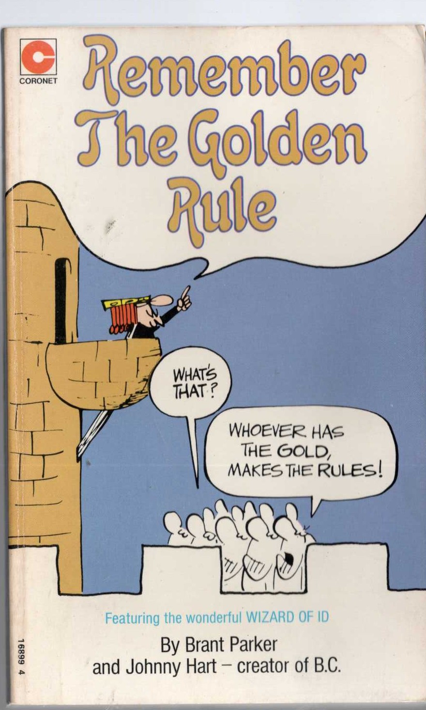 Johnny Hart  REMEMBER THE GOLDEN RULE front book cover image